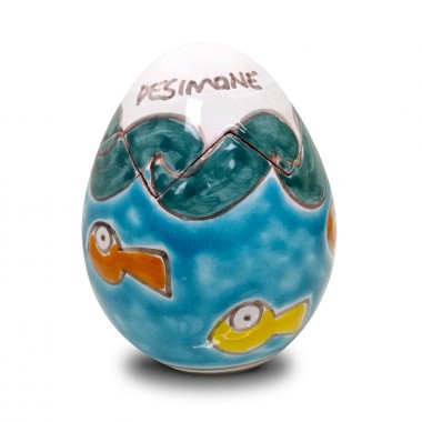 Uovo pasqua artigianale Scatola Gadir ceramiche de simone Uovo pasqua artigianale Scatola Gadir ceramiche de simone